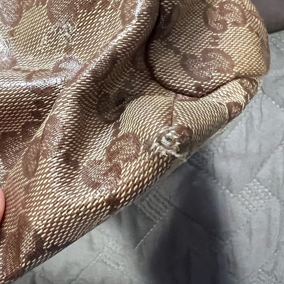 Gucci Hysteria Beige Crystal GG Shoulder Bag - Picture 12 of 16